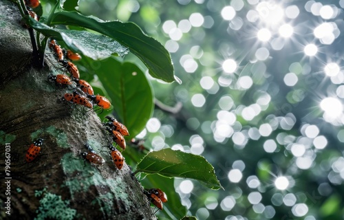 Ladybugs in Natural Light