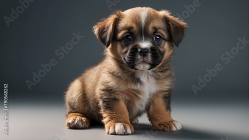 beautiful puppy without background 