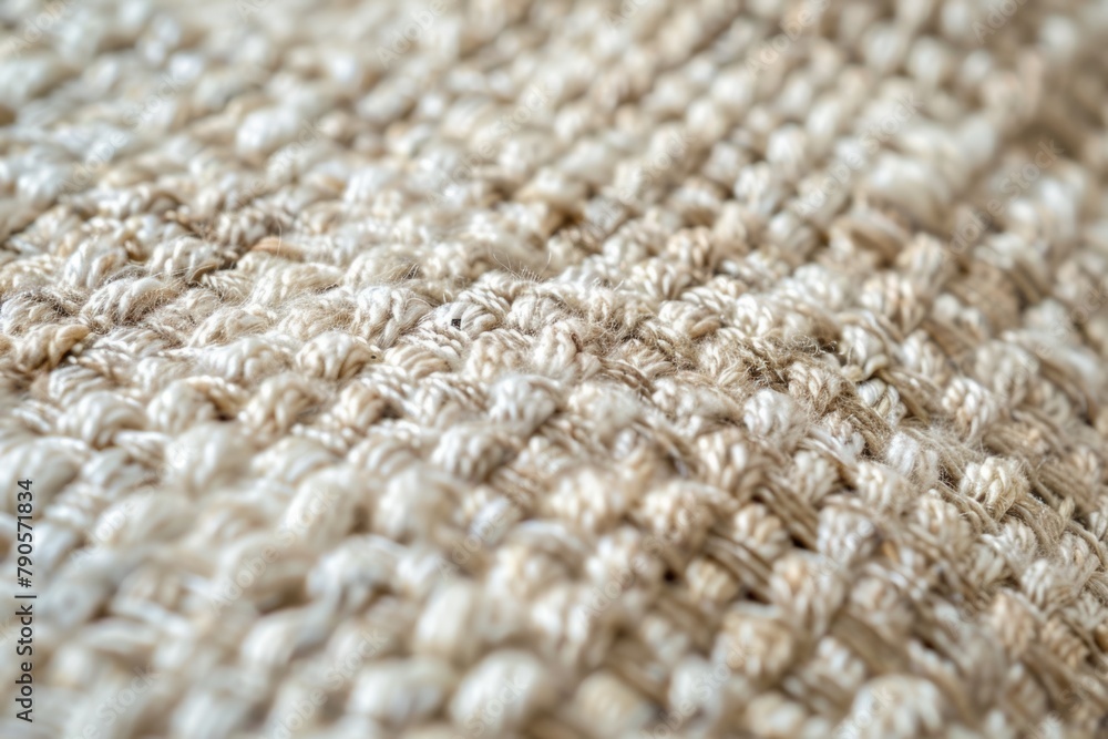 Close Up of Cream Knitted Wool Texture Close Up of Cream Knitted Wool Texture