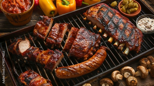 Grilling Galore Sizzling BBQ Visuals to Spice Up Your Web! photo