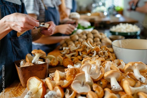 mushroom-themed cooking class
