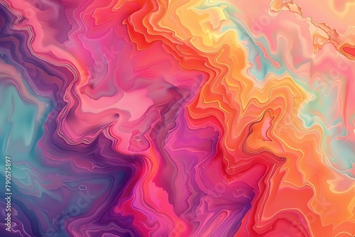 Digital abstract Art colorful abstract background & wallpaper .