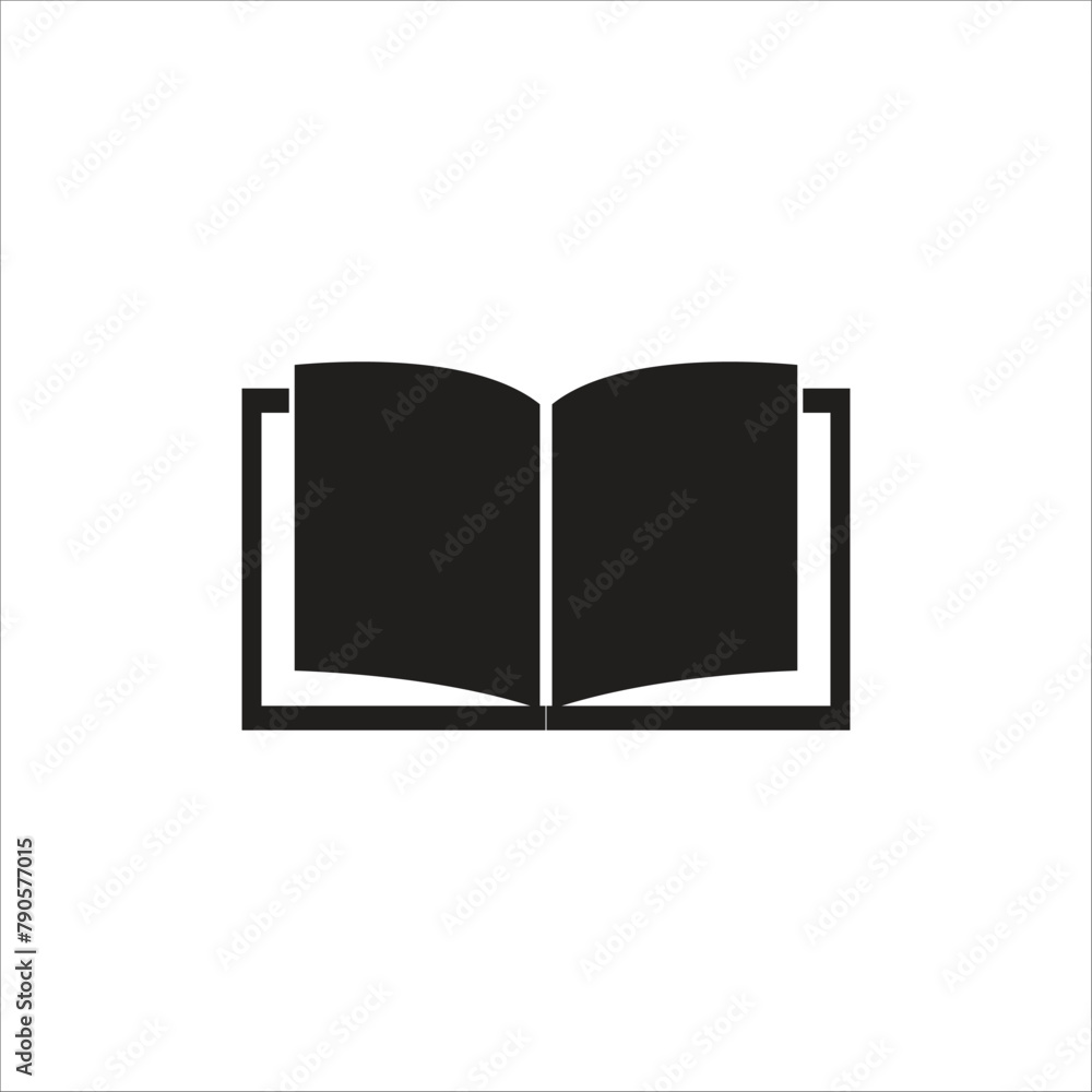 open book vector icon line template open book vector icon line template