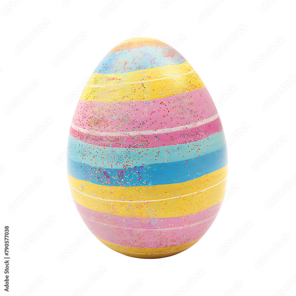 An Easter Egg on isolated transparent background An Easter Egg on isolated transparent background