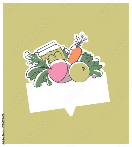 éléments graphiques pour épicerie, vente de fruits et légumes en direct, à la ferme, circuit court, local, marché, camion, locavore, maraîcher, charte graphique, logotype, identité visuelle, étiquette