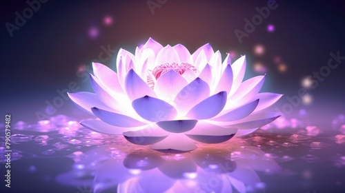 lotus flower background © Hassan