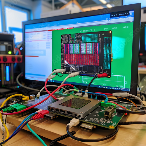 Raspberry Pi Utilizing Qt Framework For Advanced Graphics Generation: A Tech Workspace