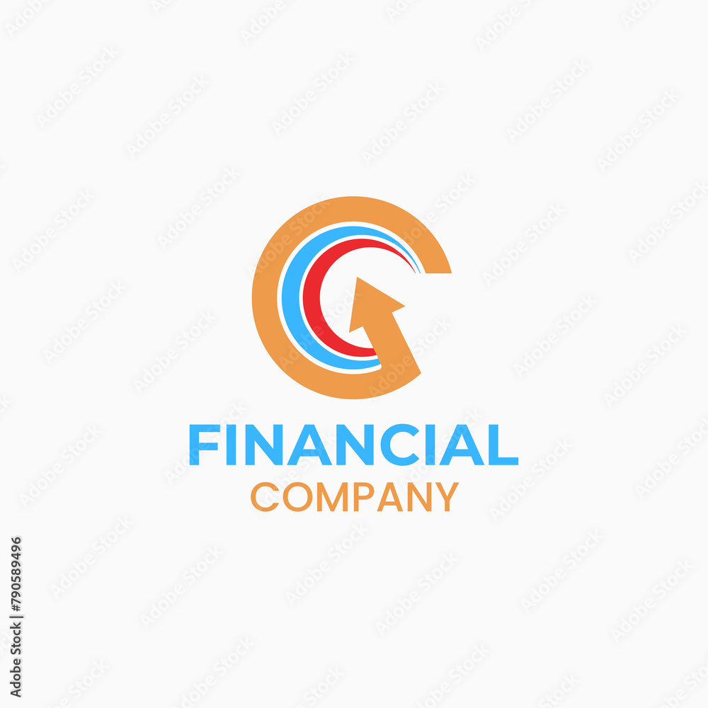 Finance logo vector template illustration Free Vector Finance logo vector template illustration Free Vector