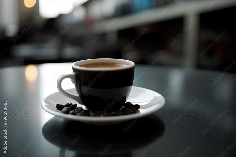 cup of coffee on a table made by midjourney cup of coffee on a table made by midjourney