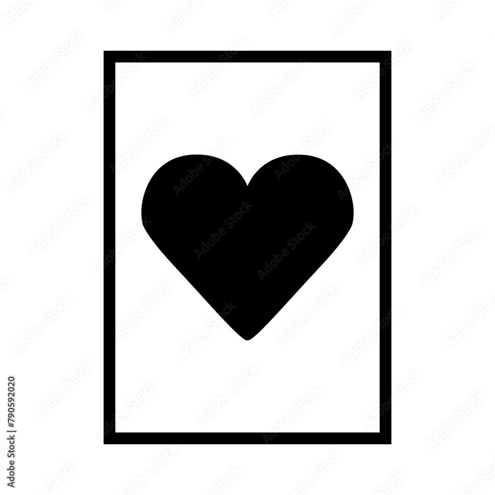 heart  card