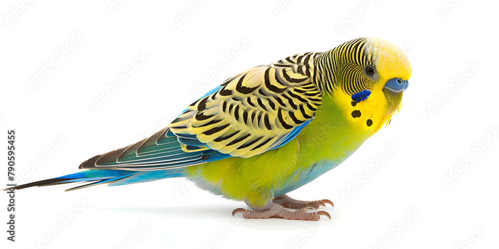 Fototapeta premium Green Parakeets,generative ai
