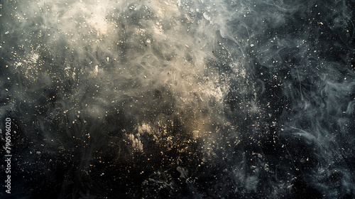 Grunge background cracks and smoke texture.  © Darren Green