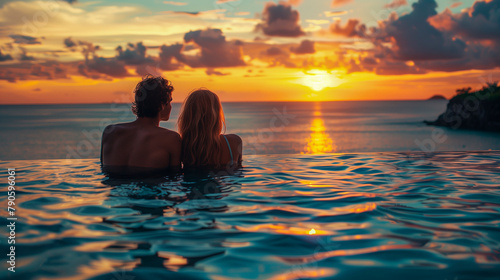 Couple at luxury resort.  © Darren Green