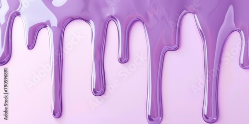 purple paint dripping from the top of light purple background