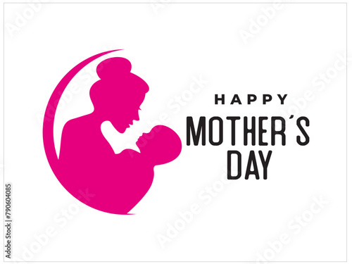 Mothers day logo and vector