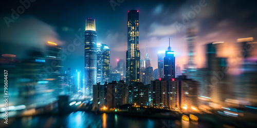 Photography of the city lights city cityscape