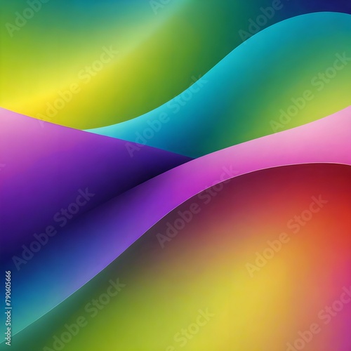 Colorful Lightwaves  Artistic Wave Illustration and Design