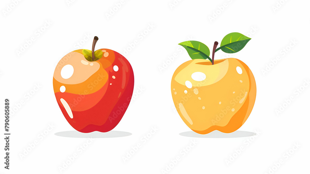 illustration of a set of apple vector illustration illustration of a set of apple vector illustration