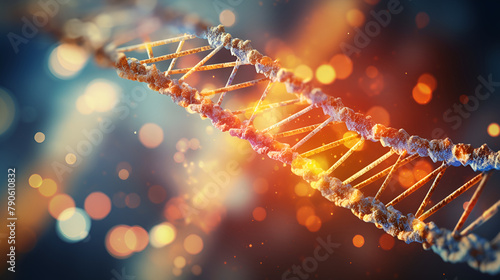 dna background,dna strand on the background