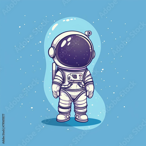 astronaut with the spacesuit