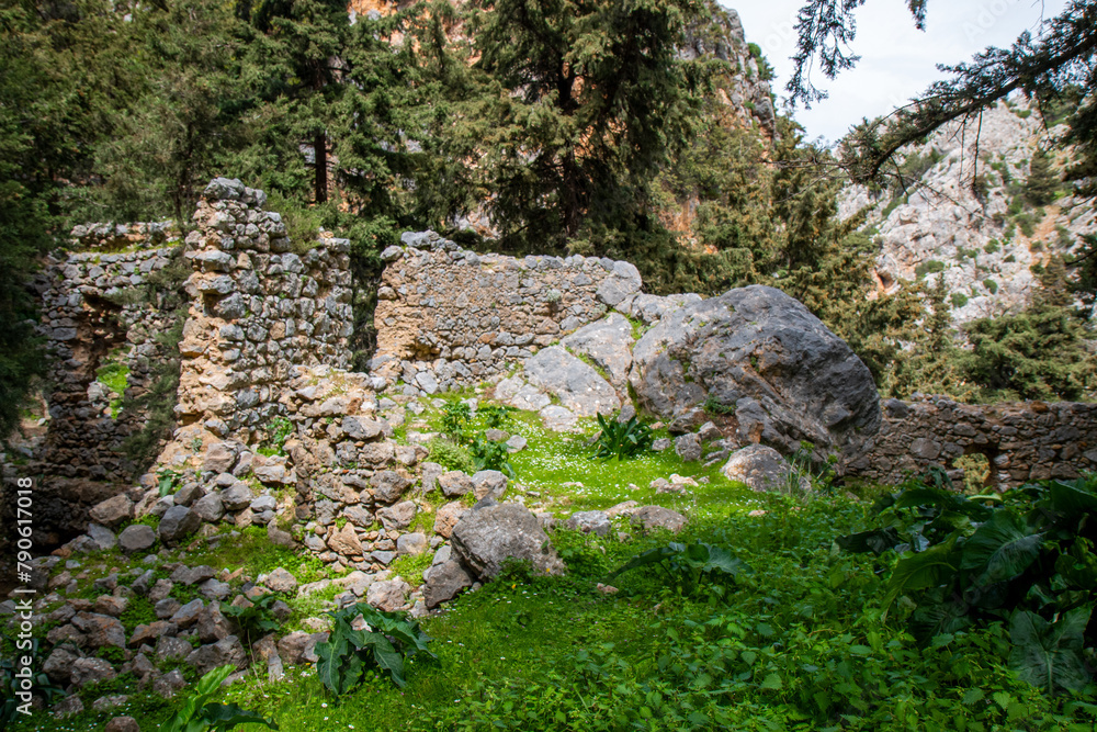 castle ruins of the medieval settlement of Palio Pyli Kos Island South Aegean Region (Südliche Ägäis) Greece castle ruins of the medieval settlement of Palio Pyli Kos Island South Aegean Region (Südliche Ägäis) Greece