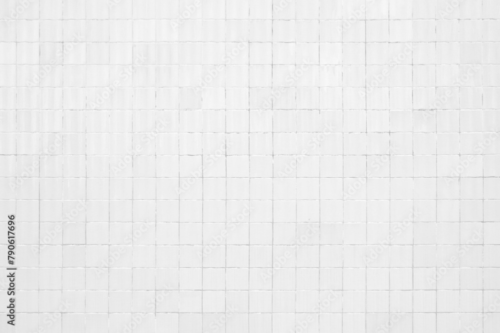 White & Silver Gray Tiles Geometric Wall Background White & Silver Gray Tiles Geometric Wall Background