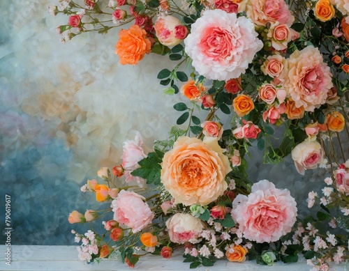 Wallpaper Mural bouquet of roses Torontodigital.ca