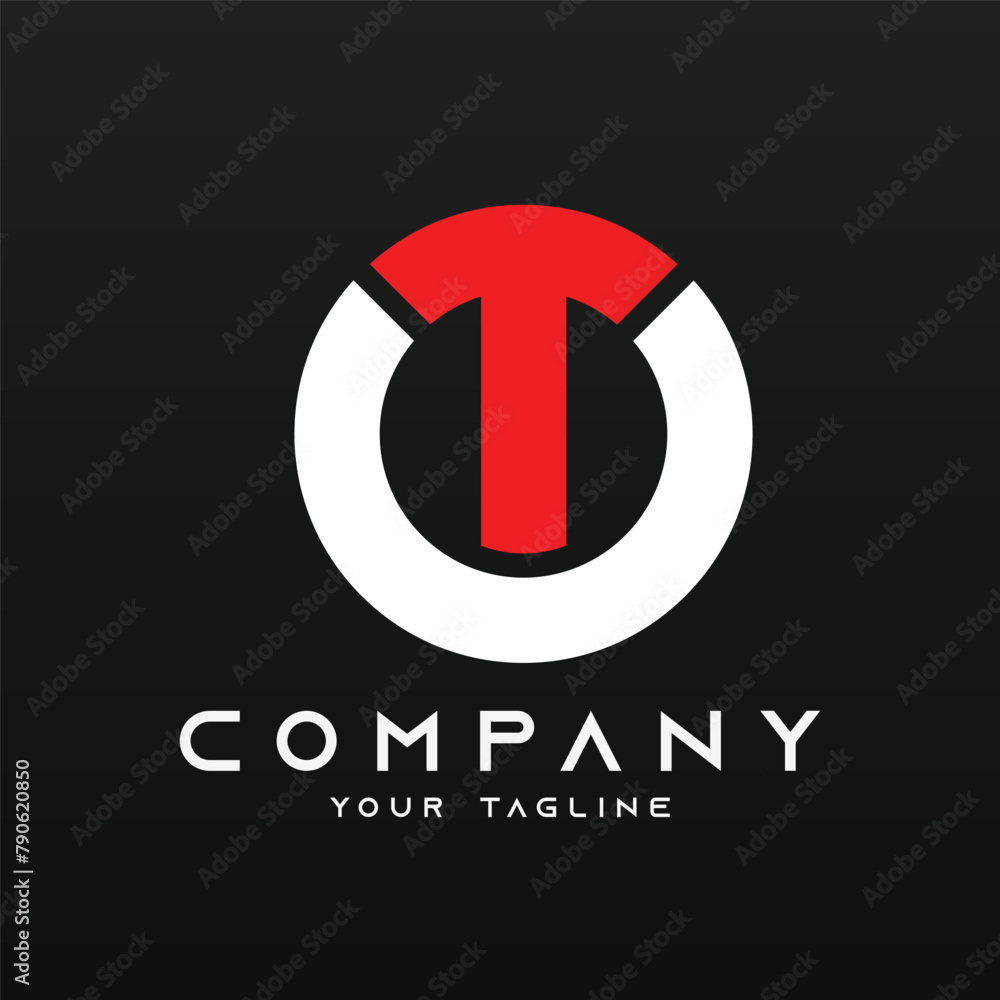 Alphabet logo illustration logo vector of letter T Alphabet logo illustration logo vector of letter T