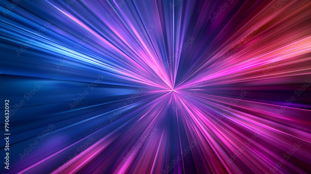 Abstract Neon Lights Background with Laser Rays and Glowing Lines ,Colorful abstract radiant flash ,Futuristic technology background with glowing lines
