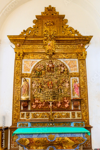 interior of the church, Tavira, Portugal, Europe, February 2024