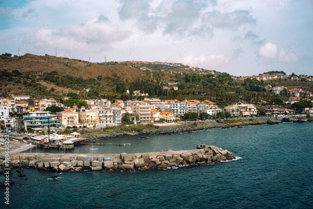 Sicilia, Aci Castello, Bay, Italy,