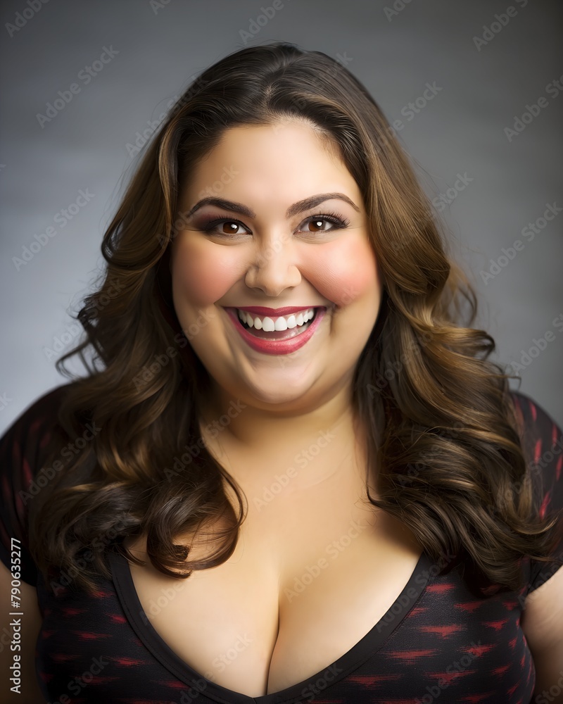 Glowing Confidence: A Smiling Plus-Size Woman
Glowing Confidence: A Smiling Plus-Size Woman