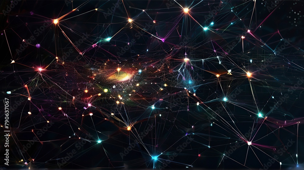 New 3D rendering of abstract technology concept background ready for presentation