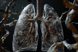 Sharp, high-resolution image offering a detailed exploration of human lung anatomy.