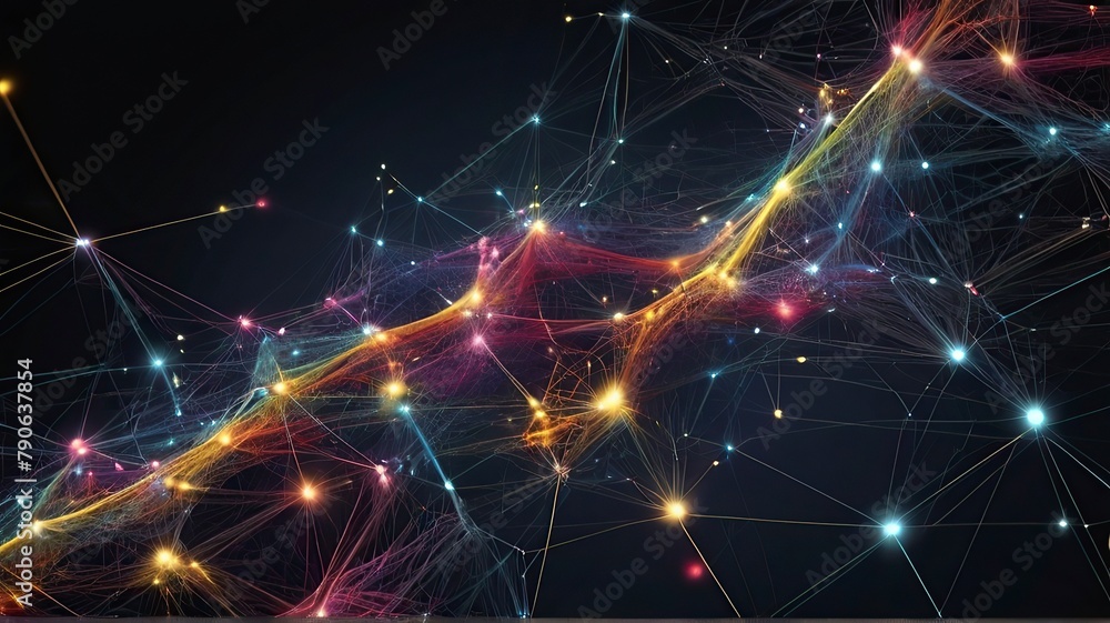 New 3D rendering of abstract technology concept background ready for presentation