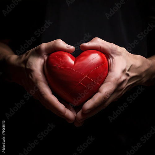 two hands can keep love heart