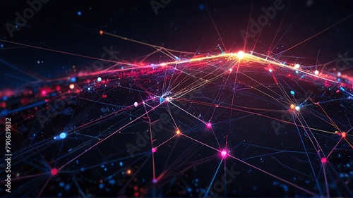 3D rendering of abstract technology concept background ready for presentation banner or poster