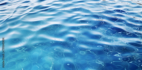 Crystal clear water ripples background
