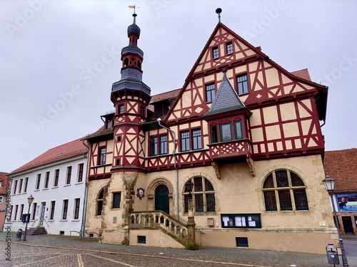 Historisches Rathaus in Harzgerode (Sachsen-Anhalt)