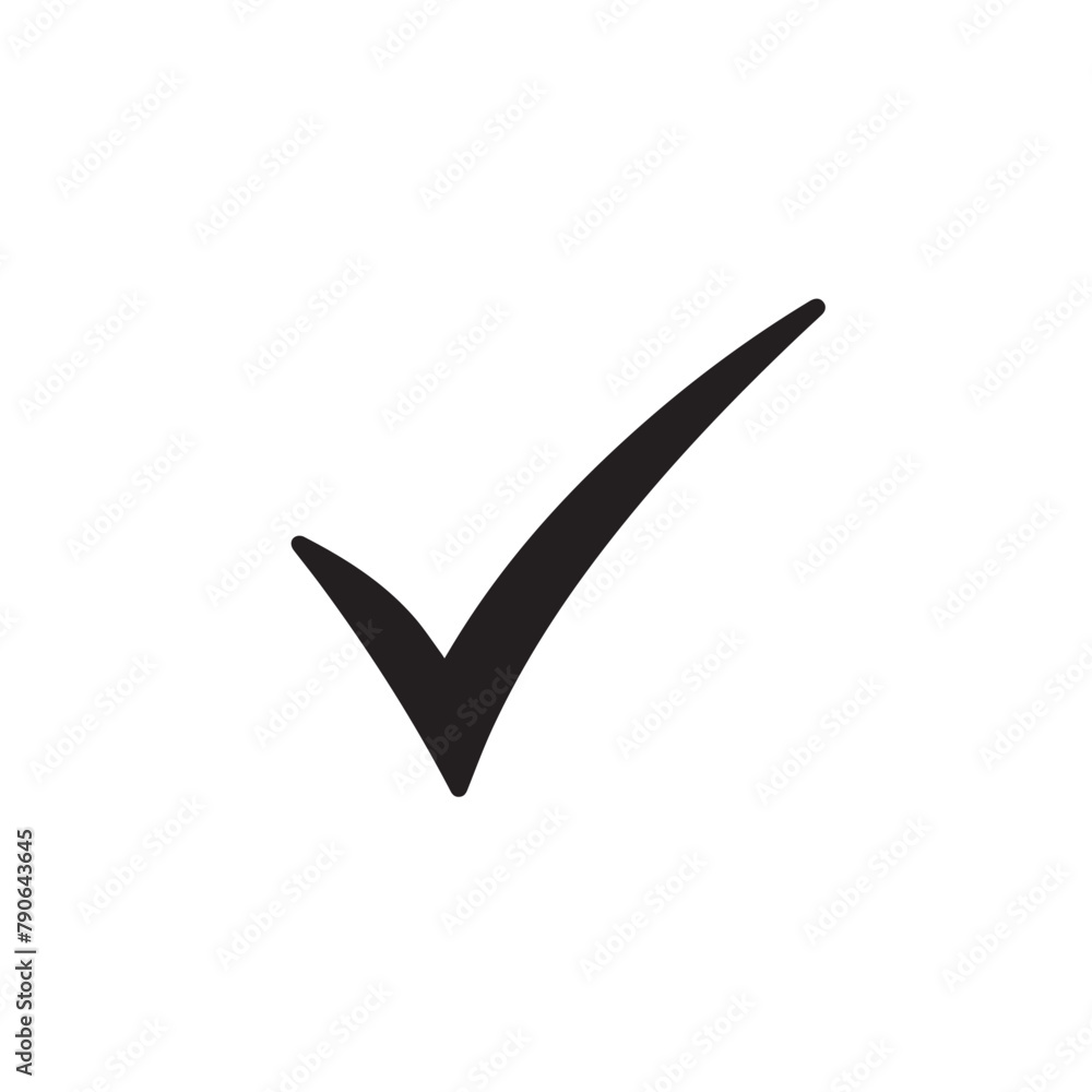 Check mark in cartoon, doodle style. Image for t-shirt, web, mobile apps and ui. Isolated 2d vector illustration in logo, icon, sketch style, Eps 10. AI Generative Check mark in cartoon, doodle style. Image for t-shirt, web, mobile apps and ui. Isolated 2d vector illustration in logo, icon, sketch style, Eps 10. AI Generative