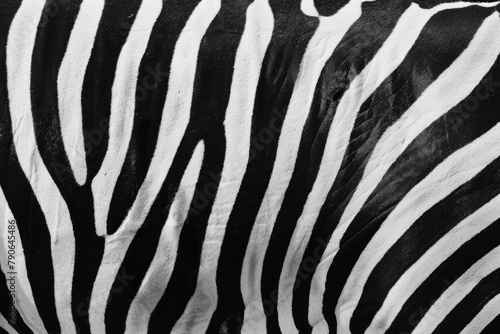 Black and white zebra stripes texture pattern for bakground photo