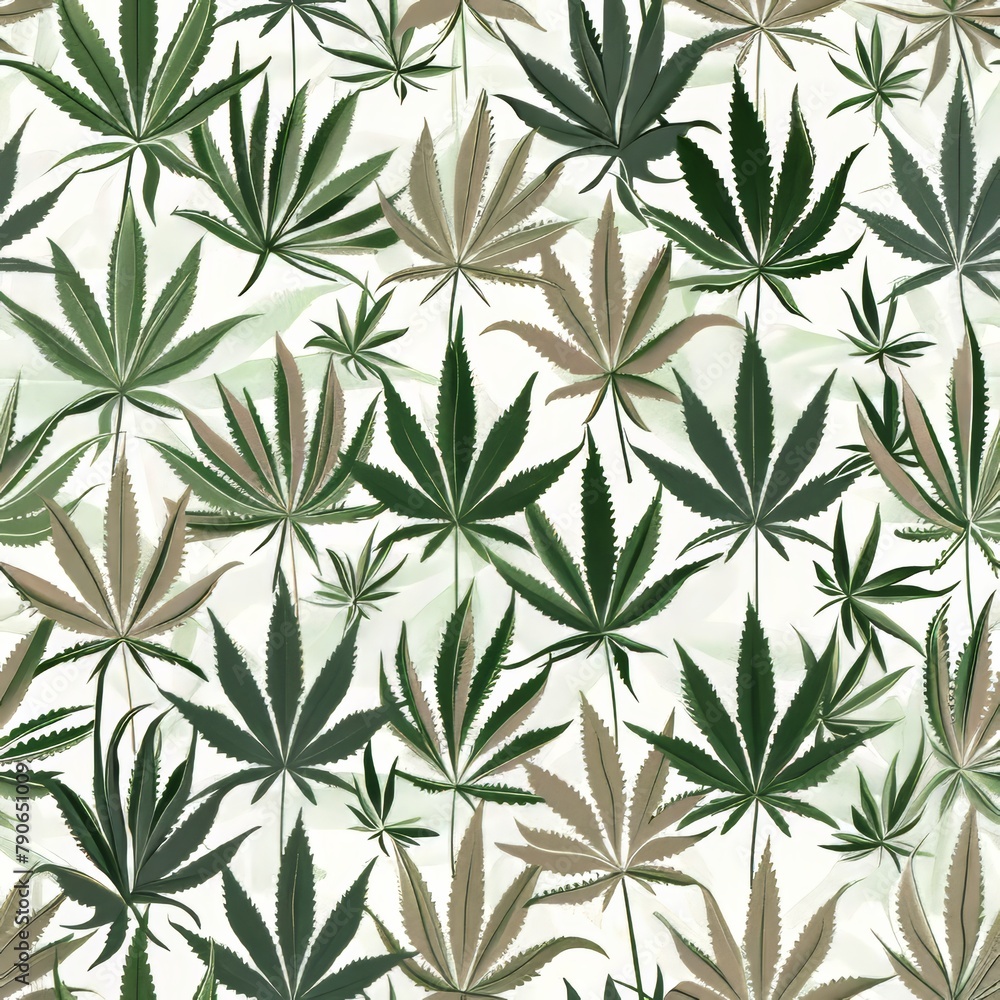 Hemp Seamless Pattern Marijuana Leaves Cannabis Texture Decor Digital Print White Background Hemp Seamless Pattern Marijuana Leaves Cannabis Texture Decor Digital Print White Background