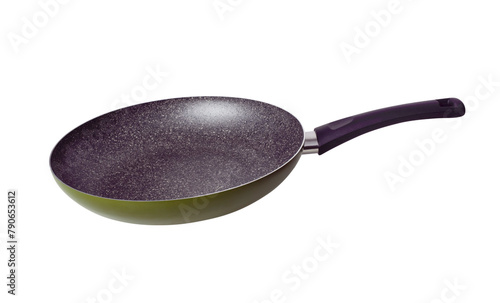 frying pan on a white background
