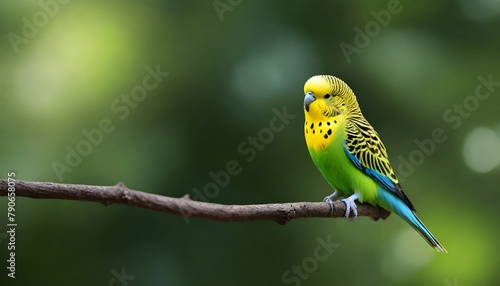 budgerigar on the branch