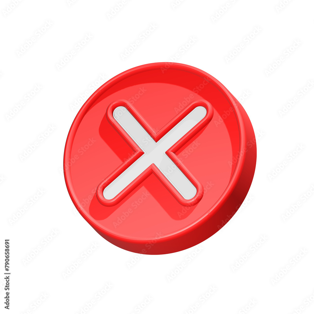 Deleted icon 3d cancel symbol Deleted icon 3d cancel symbol
