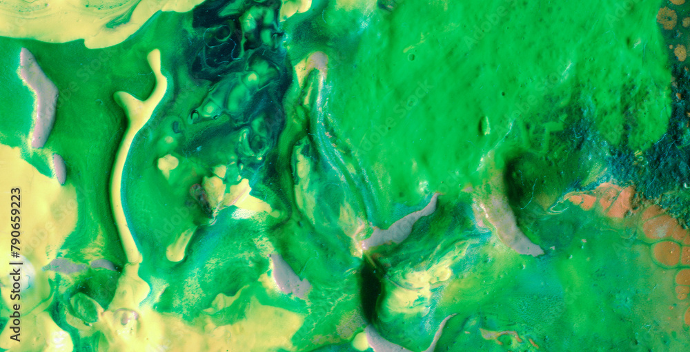 Fototapeta premium A Mesmerizing Dive into the World of Liquid Art 