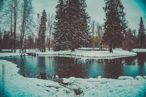 Winter's Mirror Lake