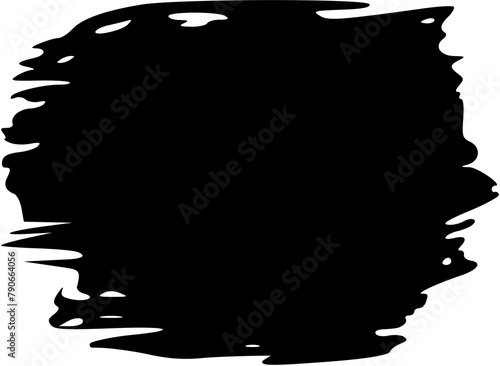 black paint, ink, grunge, dirty brush strokes.