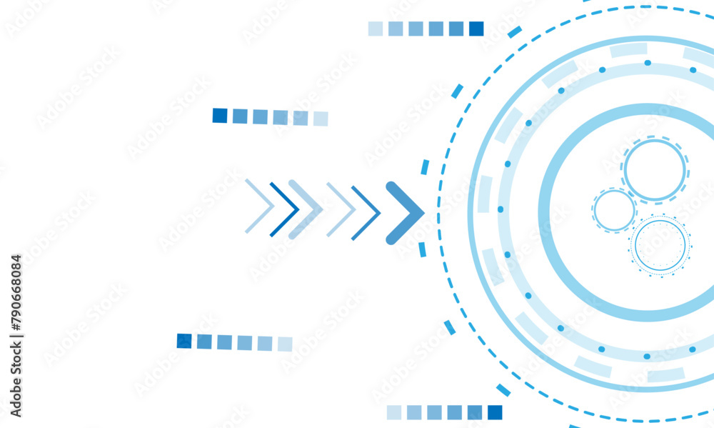 Obraz premium Vector Technology abstract background, Sci fi futuristic user interface,