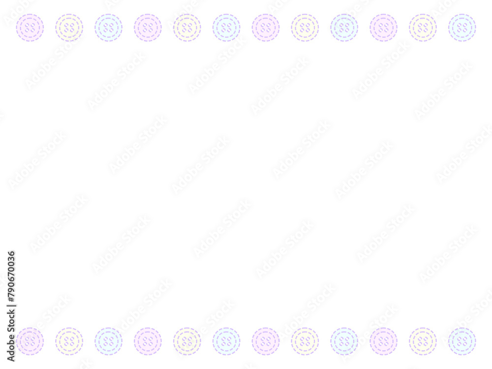 4:3 ファンシーボタンシンプルフレーム⭐︎PNG 4:3 ファンシーボタンシンプルフレーム⭐︎PNG